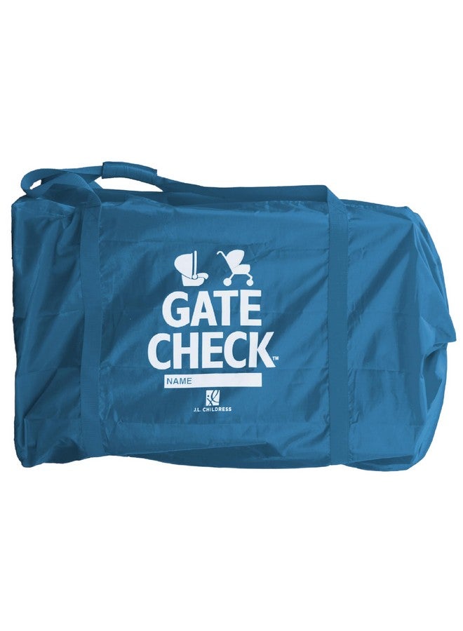 J.L. Childress J.L. Childress Gate Check Bag for Single & Double Strollers - Stroller Bag for Airplane - Large Stroller Travel Bag for Airplane - Air Travel Stroller Bag - Blue  - Image 1