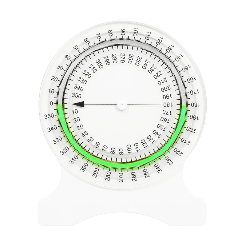 Green Physical Therapy Inclinometer ROM Motion Angle Finder Protractor Joint Mobility Measuring Instrument - Image 2