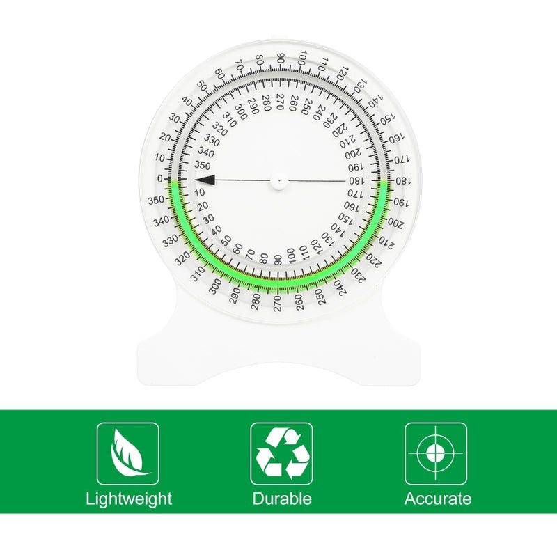 Green Physical Therapy Inclinometer ROM Motion Angle Finder Protractor Joint Mobility Measuring Instrument - Image 5