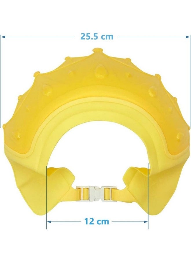 FLOPRO Baby Shower Cap, Crown-Shaped, Yellow  - Image 5