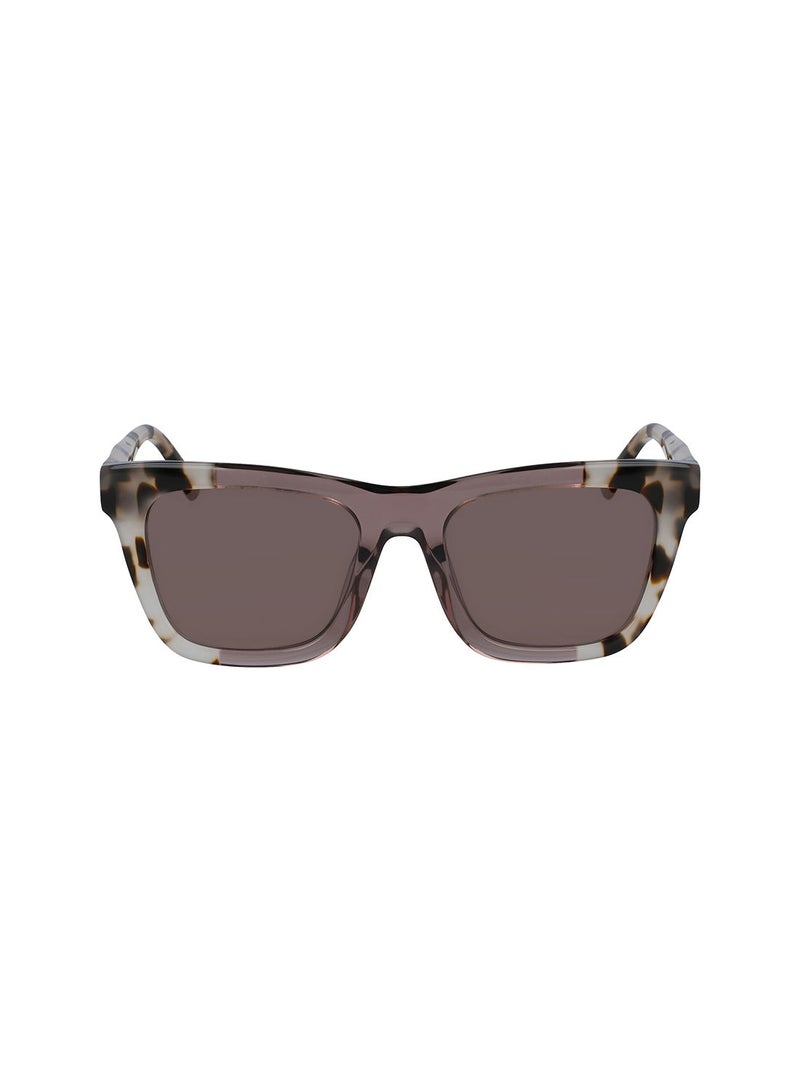 DKNY Full Rim Acetate Square Sunglasses DK529S-101-5319 - Image 1