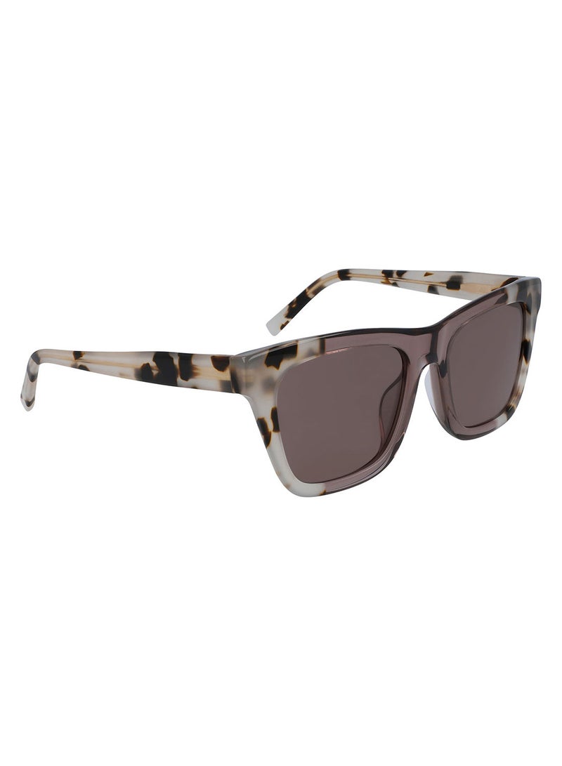 DKNY Full Rim Acetate Square Sunglasses DK529S-101-5319 - Image 3