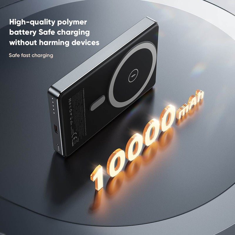Vidvie PB7008 10,000mAh بنك طاقة لاسلكي مغناطيسي فائق النحافة - حل شحن أنيق ورشيق - Image 4