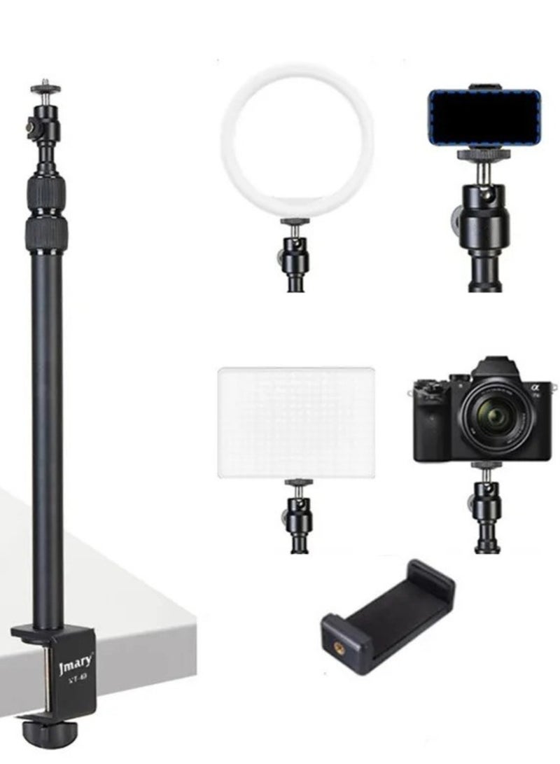 Jmary Tripod jmary mt-38, floor for photo/video cameras, 590-1680mm, Black - Image 1