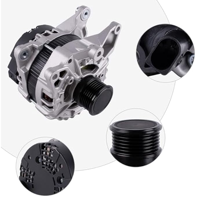 Seaforie A0009067703 Alternator Compatible with Mercedes Benz C300 GLC300 GLC350e W205 C253 Metris SC6 pulley 2015-2021 0125812011 0125812058 - Image 5