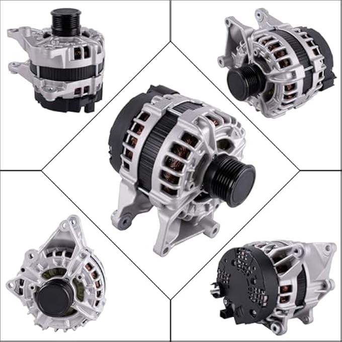 Seaforie A0009067703 Alternator Compatible with Mercedes Benz C300 GLC300 GLC350e W205 C253 Metris SC6 pulley 2015-2021 0125812011 0125812058 - Image 4