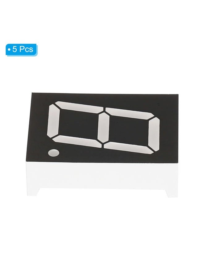 PATIKIL 5 Pack 7 Segment 10 Pin 1 Bit 2.3 x 3.2 x 1.0 cm LED Display Module 3.3 V LED Display Module for Electronic Driver Board, White - Image 3