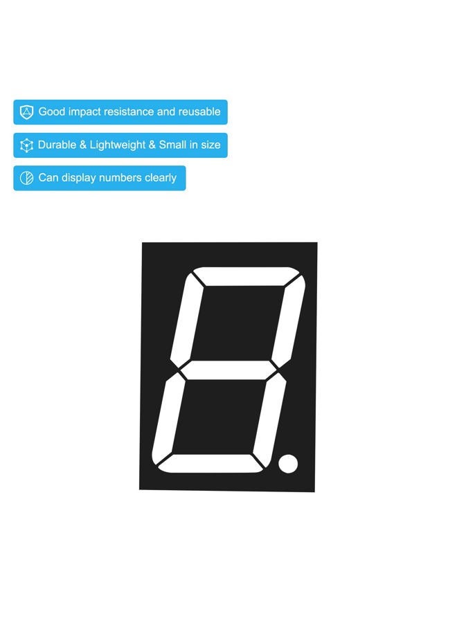 PATIKIL 5 Pack 7 Segment 10 Pin 1 Bit 2.3 x 3.2 x 1.0 cm LED Display Module 3.3 V LED Display Module for Electronic Driver Board, White - Image 5