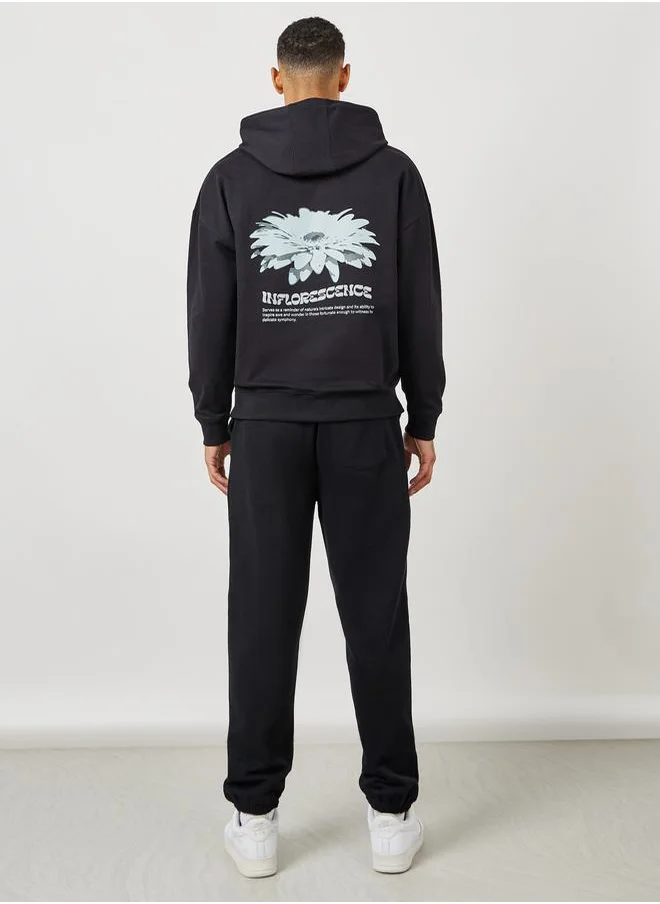 ستايلي Patch Detail Joggers with Drawstring Closure