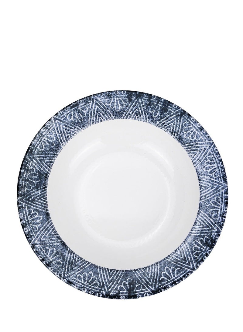 EDESSA طبق شوربة سيراميك إديسا جينكو 22 سم (مجموعة من 1) - Image 2