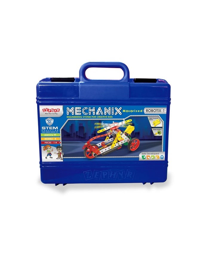 Mechanix Mechanix Robotix - 1 Smart Bag STEM Educational DIY Toys, Educational & Construction Based Activity Game for Kids Age 8 yrs+  - Image 2