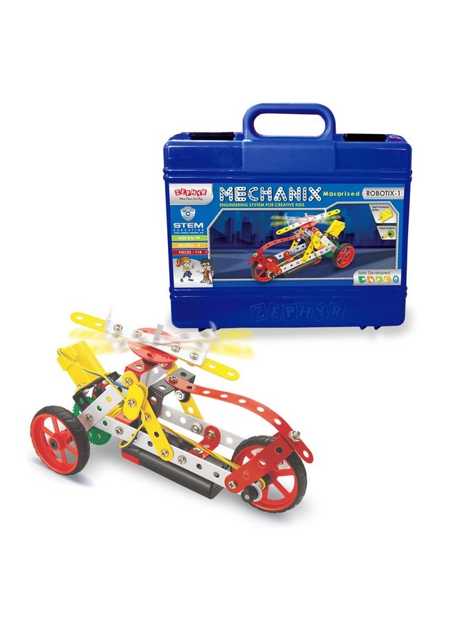 Mechanix Mechanix Robotix - 1 Smart Bag STEM Educational DIY Toys, Educational & Construction Based Activity Game for Kids Age 8 yrs+  - Image 1