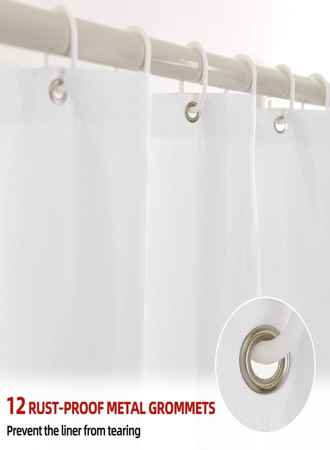 YI & ZE Ombre Pink Shower Curtain Sets for Bathroom Accessories Fabric Polyester Waterproof Modern Shower Curtain Liner with 12 Hooks W72xL72 - Image 3