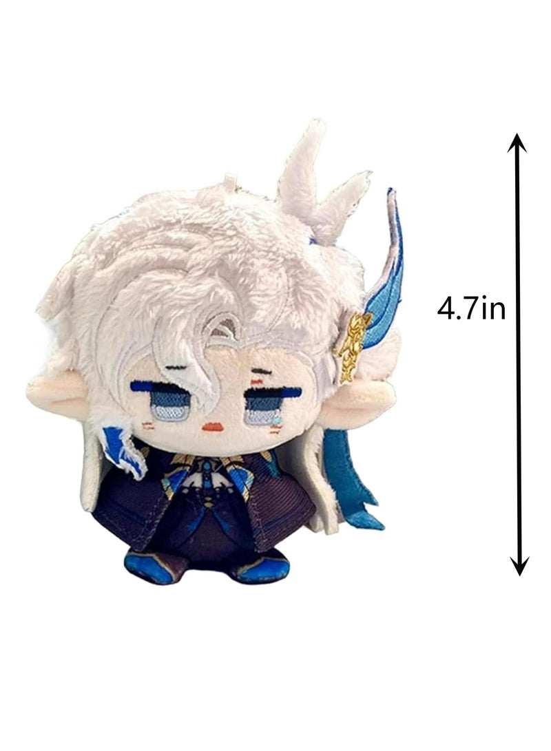 Genshin Impact Plush Doll, Suitable as Keychain or Desktop Decoration, Anime Doll Great Gift for Game Fans - Neuvillette (4.7 inches) - Image 3