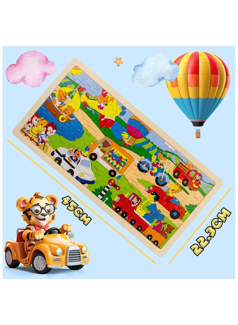 UKR Children's Jigsaw Puzzle Games – Educational ABC Puzzles for Kids (Animal Village) – Fun Early Learning Toy - Image 2