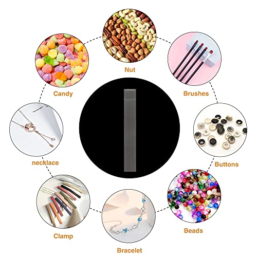 BornFeel Clear OPP Poly Cello Bags - 1'' x 6'' Self Sealing Adhesive Bags, 100pcs for Candy Gifts & Favors - Image 4