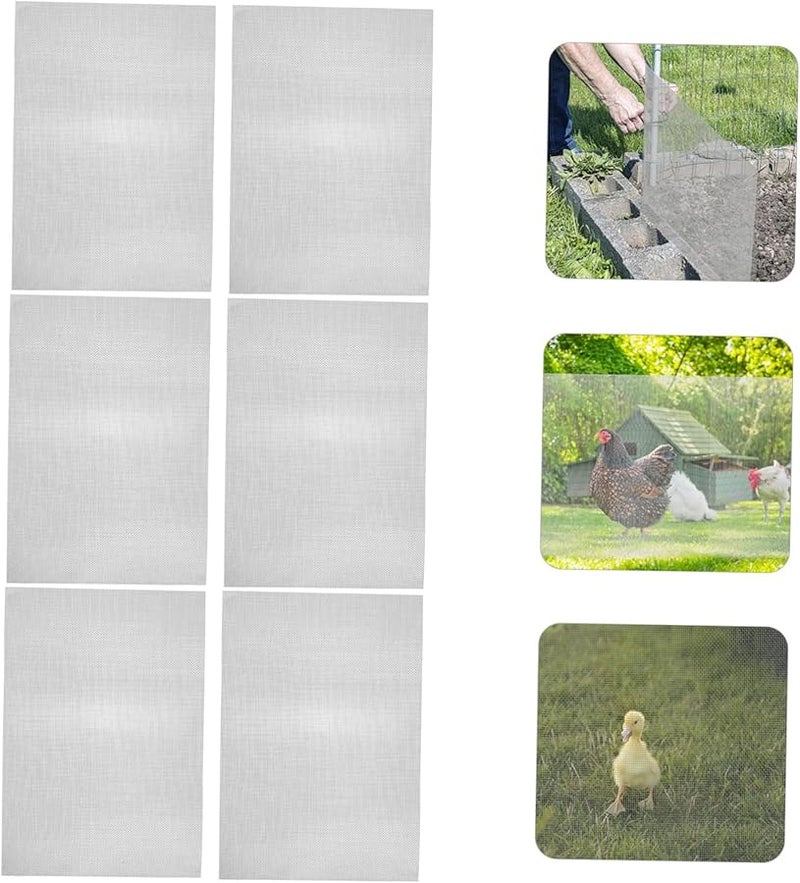 6Pcs Stainless Steel Wire Mesh Netting Rustproof Garden Fencing Barrier For Projects Vents - Image 5