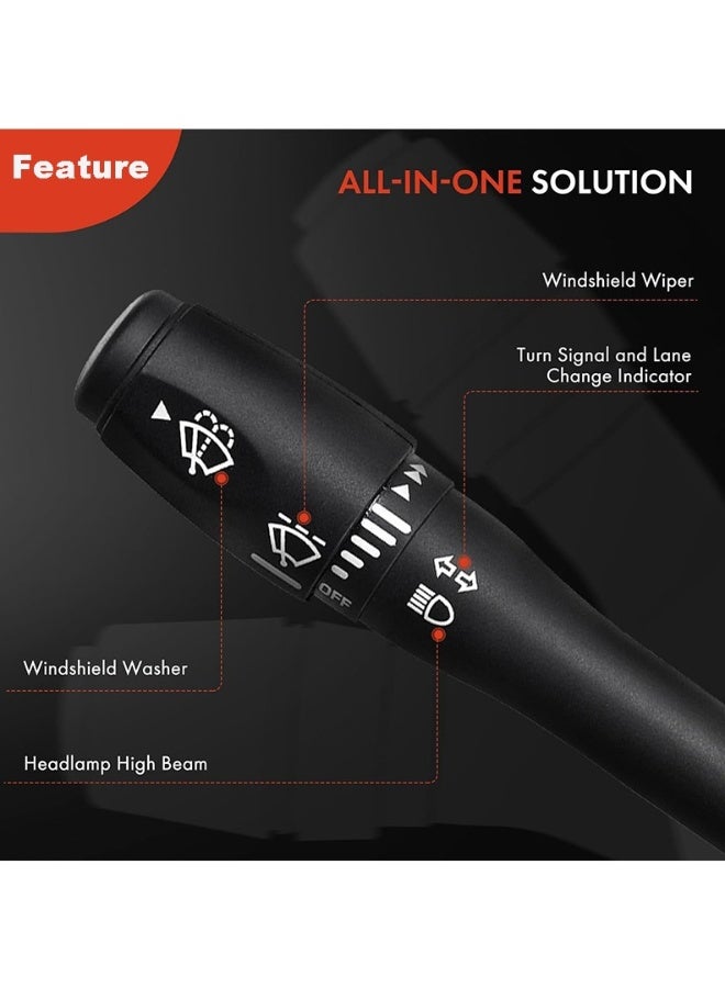 Topleo Multifunction Turn Signal Switch, Headlamp Beam Wiper Washer Switch, Compatible with 2003-2011 Ford Crown Victoria, 2003-2004 Grand Marquis, 2003-2011 Lincoln Town Car, 2003-2011 Mercury Grand Marquis Marauder - Image 3