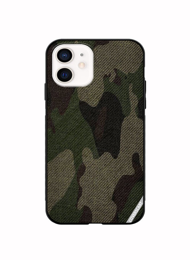 COVERSCART Protective Case Cover For Apple iPhone 12 Mini Camouflage-Style Design Multicolour