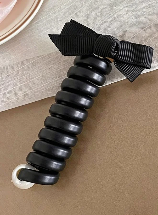 Take Two Spiral Hair Tie with Bow