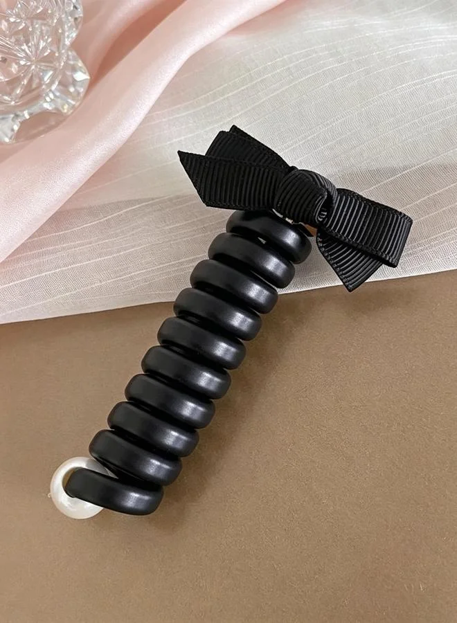 Take Two Spiral Hair Tie with Bow