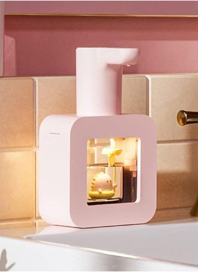 Generic - Automatic Sensor Soap Dispenser, Touchless Foaming Soap Dispenser for Kids, Soft and Warm Illumination, Waterproof Hand Wash Liquid Machine for Bathroom Countertops. - Image 1