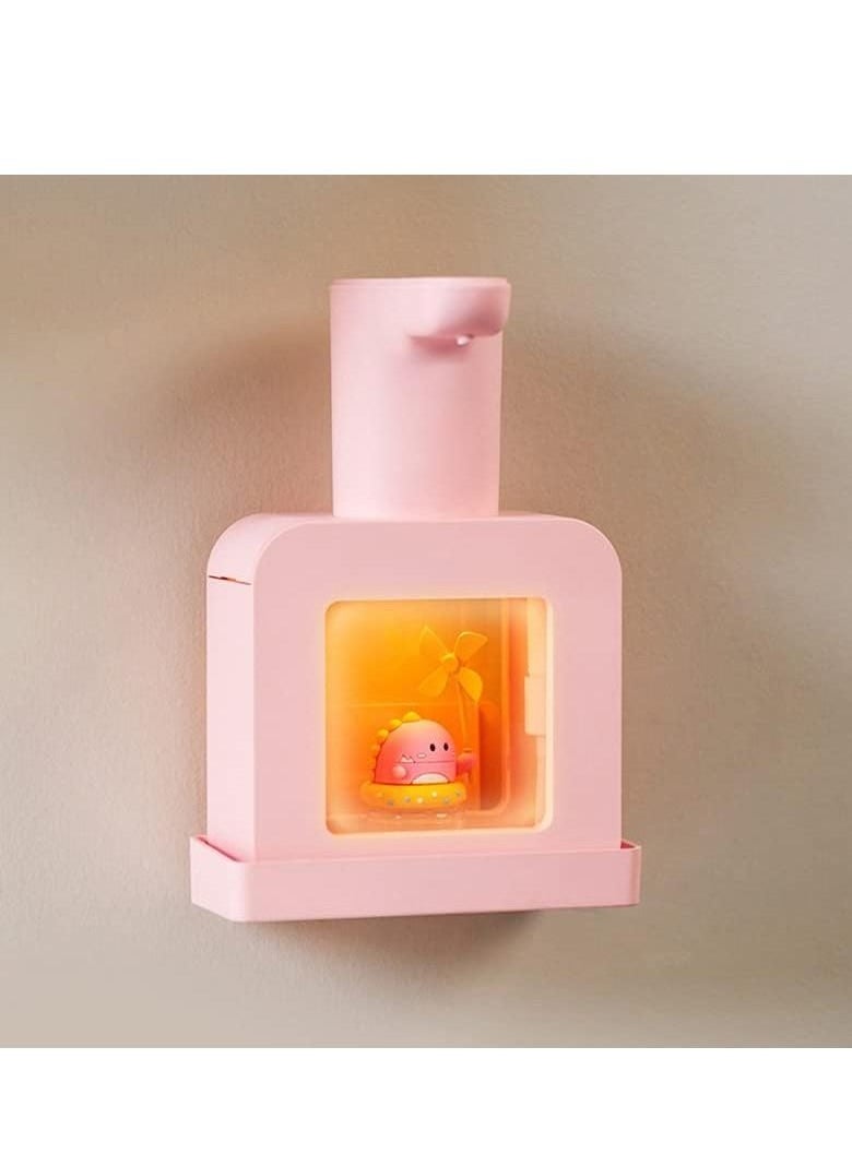 Generic - Automatic Sensor Soap Dispenser, Touchless Foaming Soap Dispenser for Kids, Soft and Warm Illumination, Waterproof Hand Wash Liquid Machine for Bathroom Countertops. - Image 1