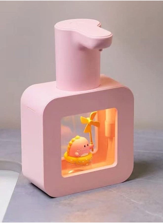 Generic - Automatic Sensor Soap Dispenser, Touchless Foaming Soap Dispenser for Kids, Soft and Warm Illumination, Waterproof Hand Wash Liquid Machine for Bathroom Countertops. - Image 1