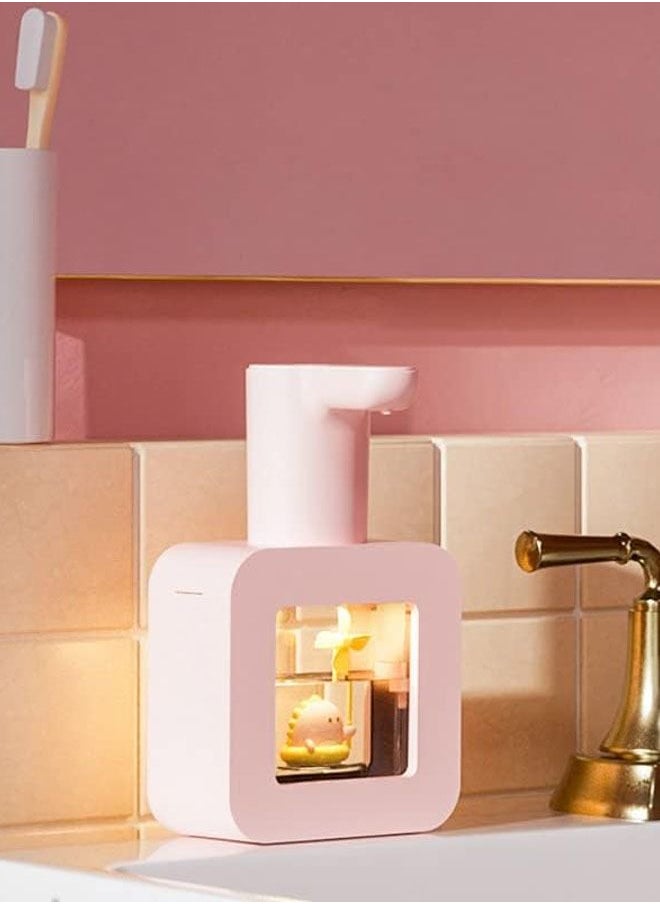 Generic - Automatic Sensor Soap Dispenser, Touchless Foaming Soap Dispenser for Kids, Soft and Warm Illumination, Waterproof Hand Wash Liquid Machine for Bathroom Countertops. - Image 1