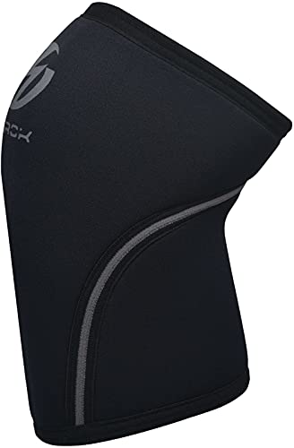 Nisrok Knee Sleeves 1 Pair 7mm Neoprene Compression Knee Braces Great Support for Cross Training Weightlifting Powerlifting Squats Basketball and More Black Medium - Image 5