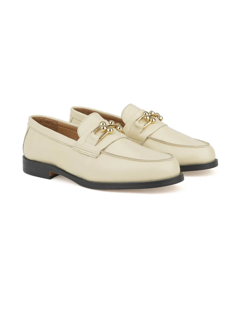 Ziya , Leather Women's Shoes 1411033Z24073 Cream