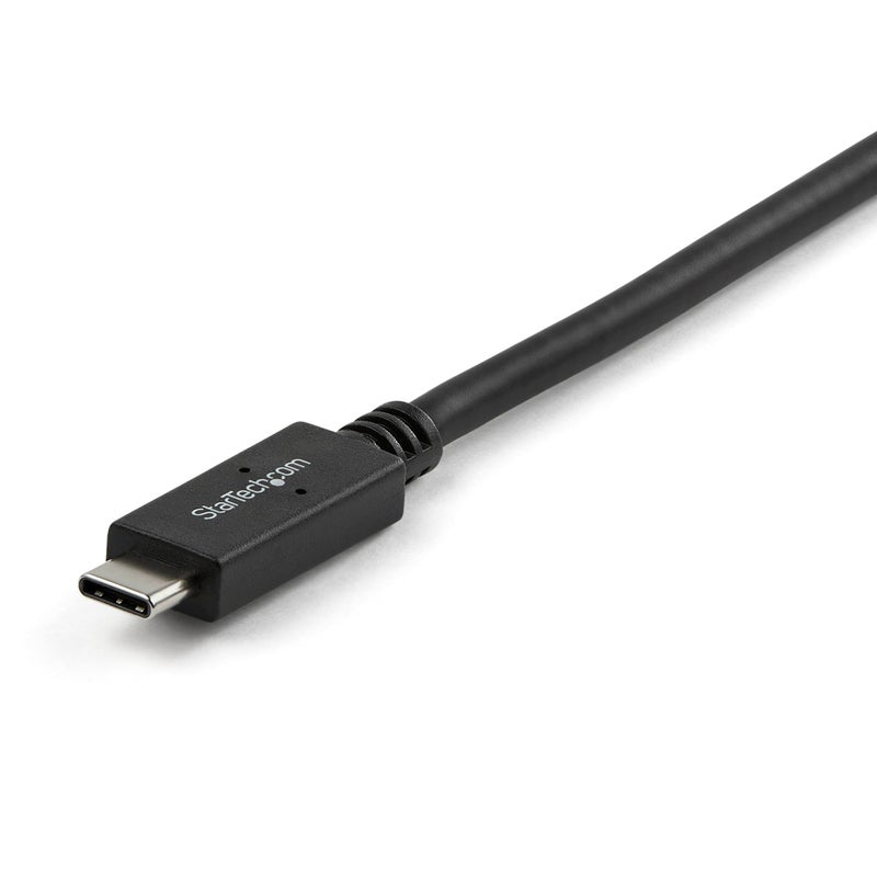 StarTech.com USB to USB C Cable - 3 ft / 1m - 10 Gbps - USB-C to USB-A - USB 2.0 Cable - USB Type C (USB31AC1M),Black - Image 2