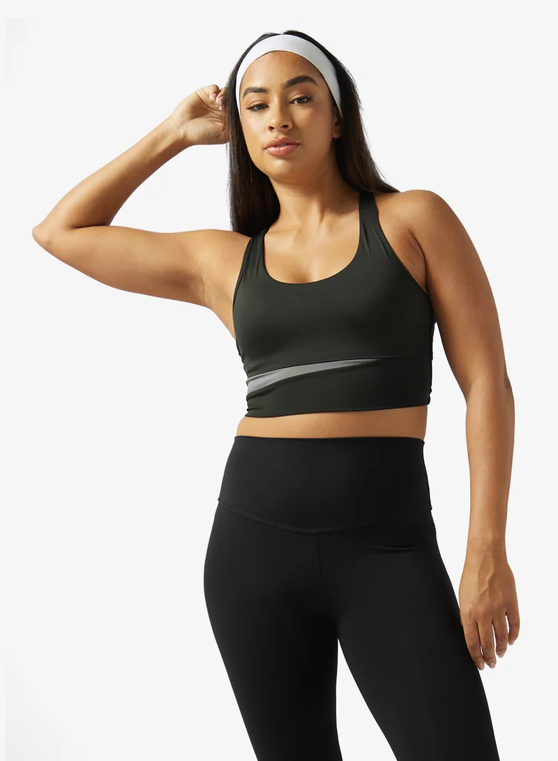 Seamless High Support Racer Back Sports Bra