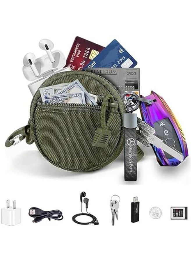 Generic Men's Coin Purse Keychain Molle Pouch Mini Wallet Headset Pack Military Gear Bag  - Image 2