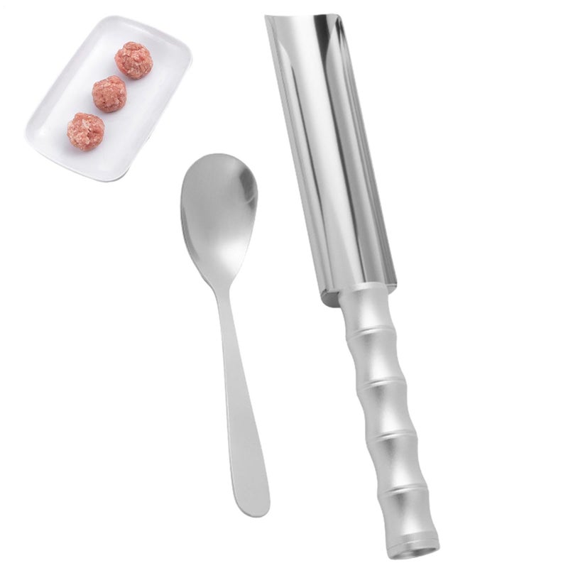 Stainless Steel Meatball Shaper Spoon Non Stick For Fish Rice And Chocolate - Image 2