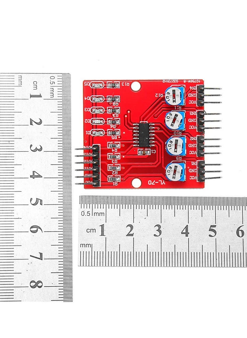 Generic - 4 Channel Infrared Tracking Sensor Module IR Line Patrol Smart Car Compatible with Arduino - Image 1