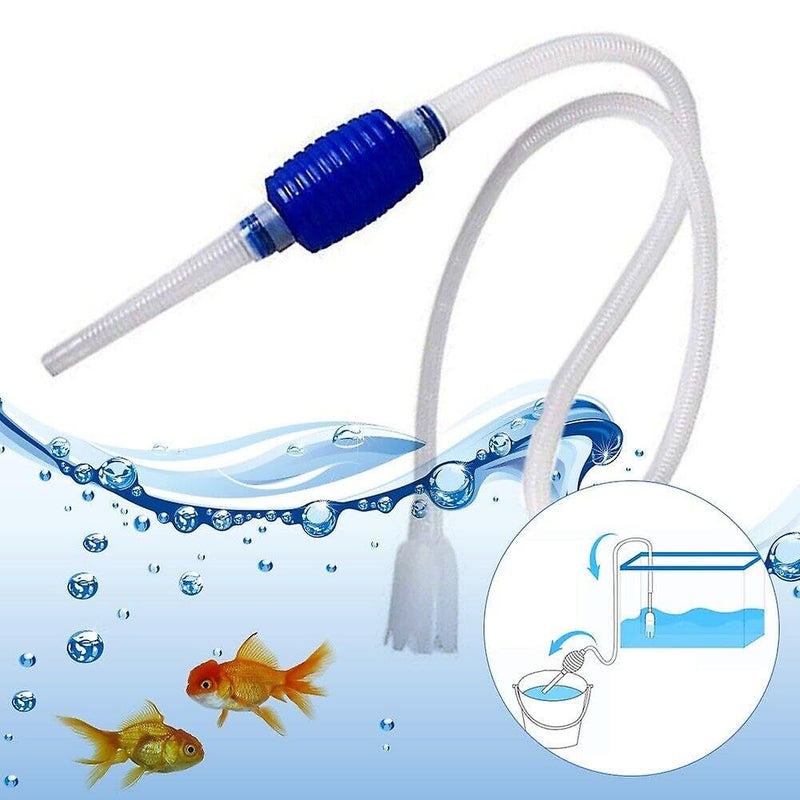 VAYINATO ® Aquarium Fish Tank Water Changing & Gravel Cleaning Syphon and Fish Tank Blue Algae Cleaner Sponge by Petzlifeworld - Image 5