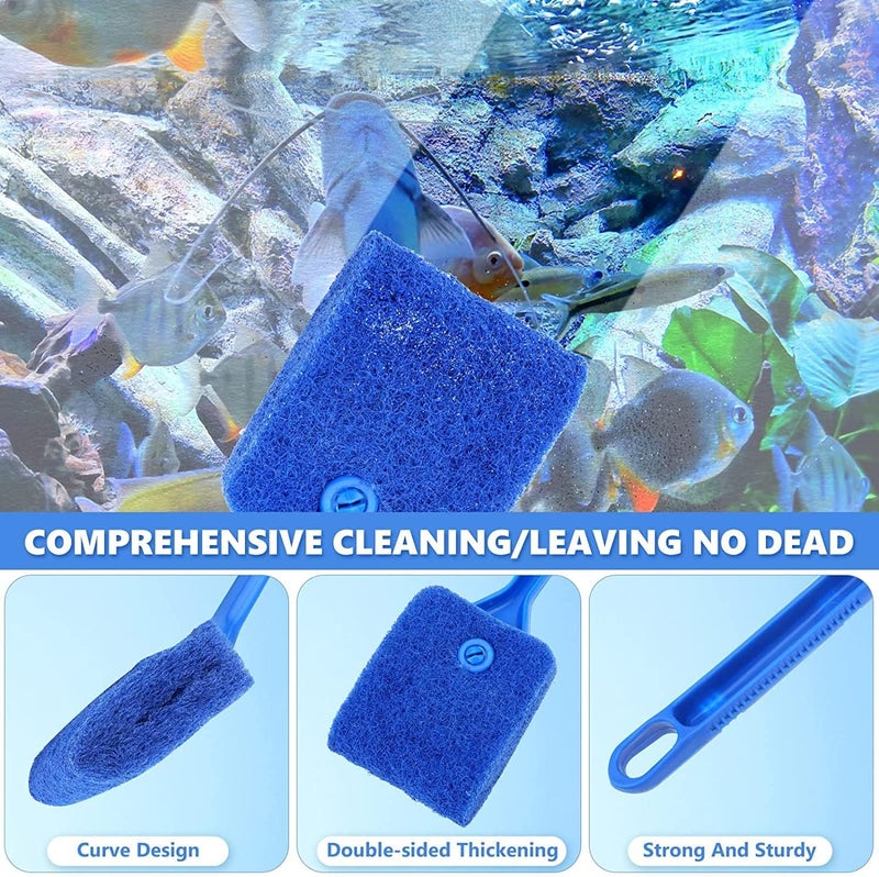 VAYINATO ® Aquarium Fish Tank Water Changing & Gravel Cleaning Syphon and Fish Tank Blue Algae Cleaner Sponge by Petzlifeworld - Image 2