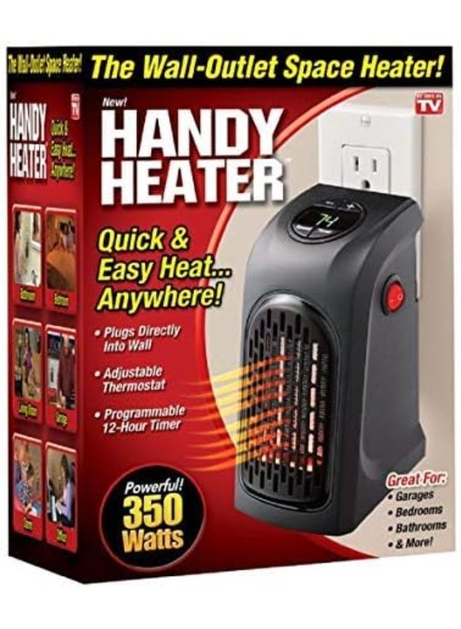 ELTRAZONE Mini Electric Heater Portable Fast Heating Room Heater with Adjustable Temperature, Energy Efficient Compact Design, Overheat Protection for Bedroom, Office & Indoor Use - Image 3