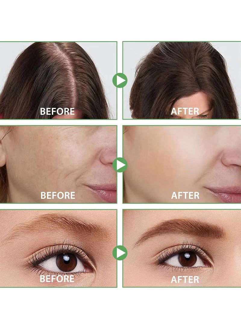 NIFEISHI - 60ml Monarda Essential Oil for Hair Growth Hair Growth and Skin Reduce Fine Lines and Wrinkles Hair Eyelash Eyebrow Growth and Antibacterial Pure Natural Co2 Extraction Monarda Hair Oil Skin Care Oil - Image 1