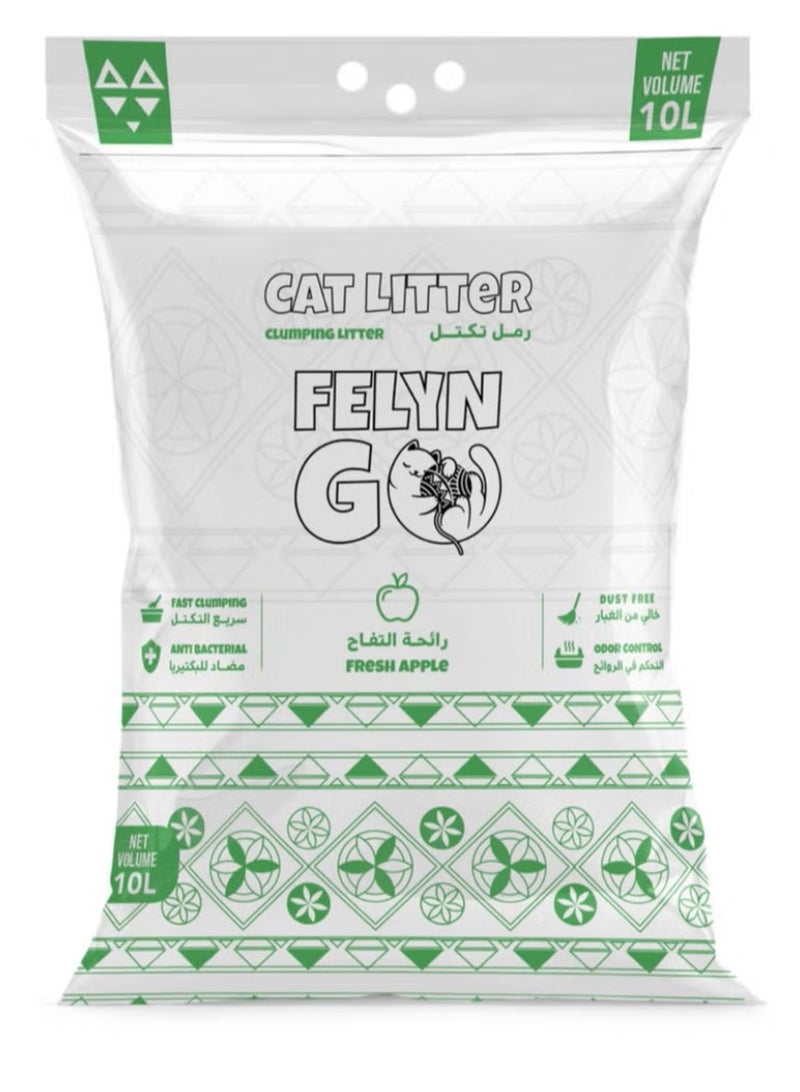 Felyn Go Sand for Cats with Apple Scent 10L
