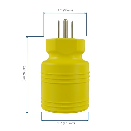 Conntek 30222-YW 15A to L5-30R Plug Adapter,Yellow - Image 5