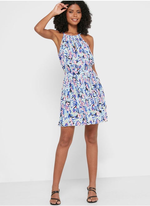 Printed Midi Skirt