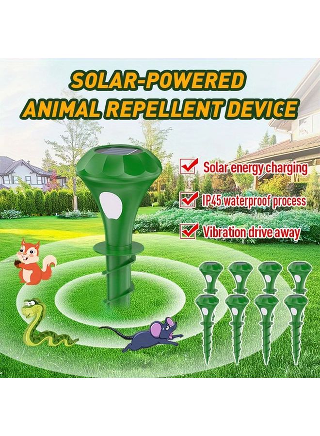 Solar Powered Animal Repellent With Infrared Sensor And Soundwave Technology 1pc - Image 5