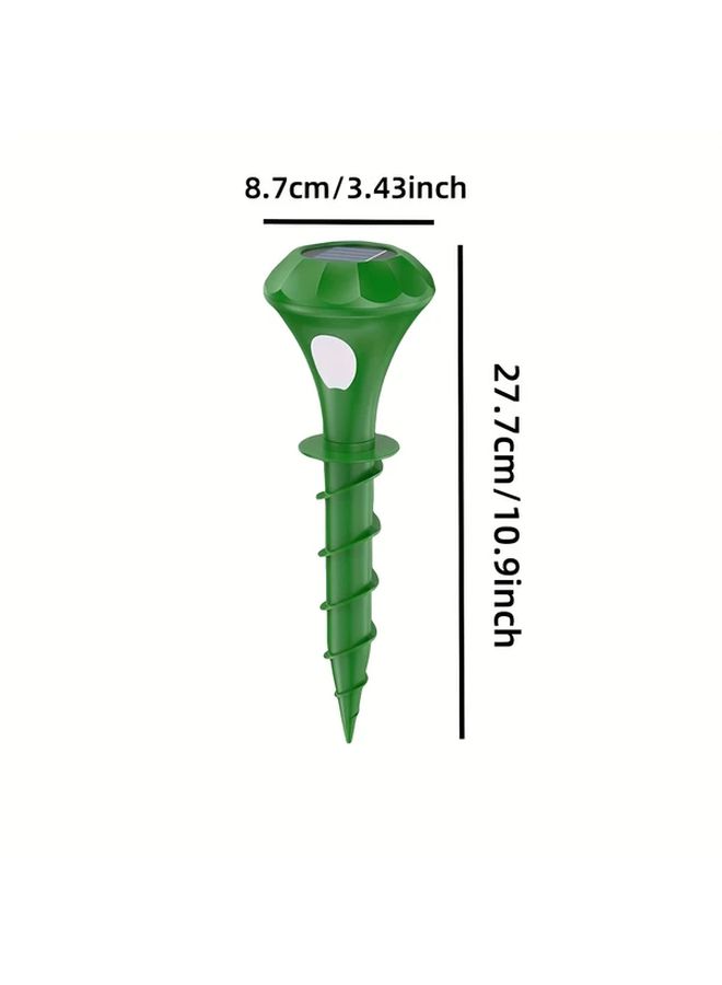 Solar Powered Animal Repellent With Infrared Sensor And Soundwave Technology 1pc - Image 2