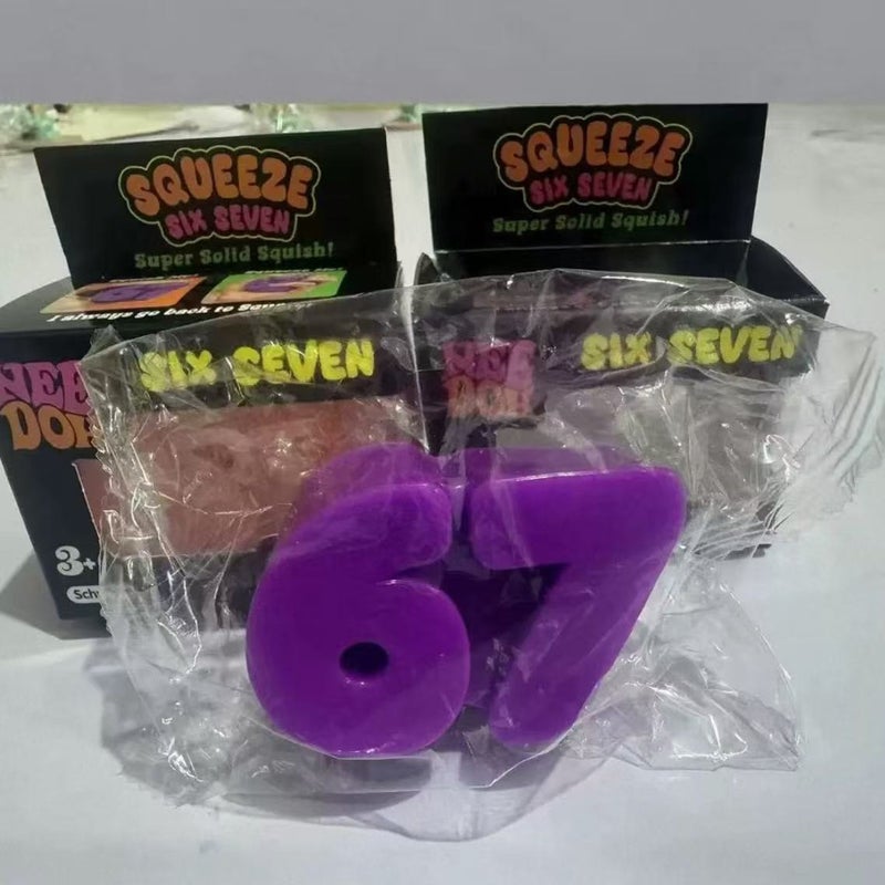 67 Piece TPR Stress Relief Squishy Toys Set - Image 3