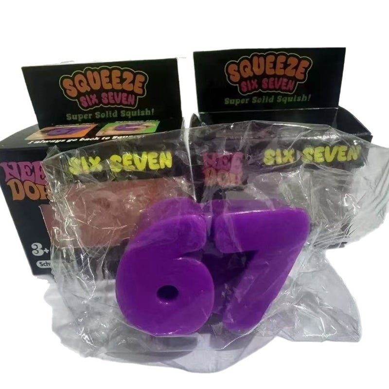 67 Piece TPR Stress Relief Squishy Toys Set - Image 4
