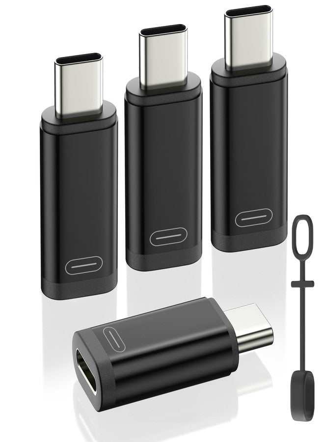 MoKo 36W Lightning to USB C Adapter for iPhone 17 Air 16 15 Pro Max Plus Galaxy,iPad -NOT for EarPods/Headphones/OTG, 4Pack USB-C to Lightning Adapter ONLY for Fast Charging/Data Sync, Black - Image 1