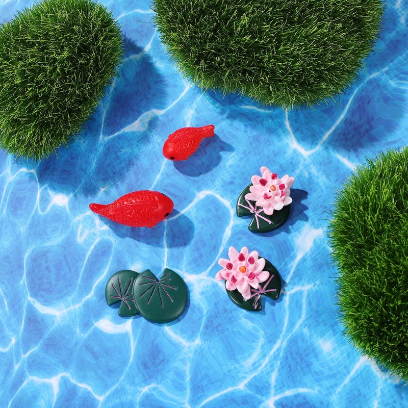 Garneck 5pcs Artificial Water Effect Sheet Self Adhesive - Fake Ocean Lake & River Scenery Effect Stream Pattern Sticker for Miniature Train Village Model Diorama Dollhouse Landscape DIY Decoration - Image 3