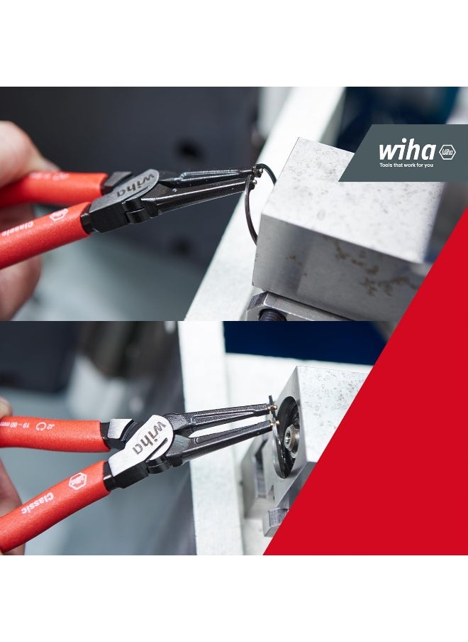 Wiha - Tangenset Basic Circlip, 4-Delig, Red - Image 1